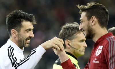 buffon donnarumma juventus milan