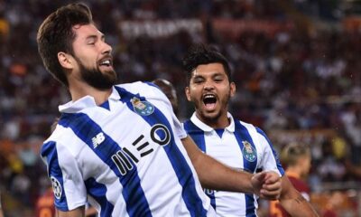 felipe porto esultanza champions league agosto 2016