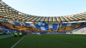 Derby, Olimpico semivuoto. Artificieri e telecamere in azione