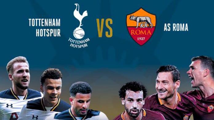 tottenham roma totti locandina