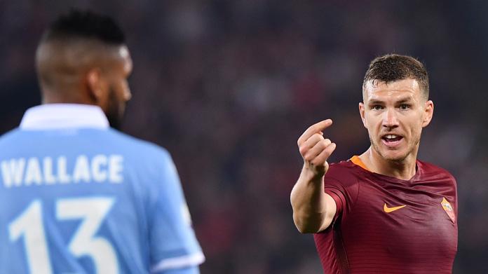 dzeko roma-lazio