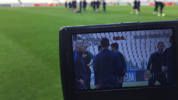 juventus barcellona allenamento bis