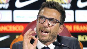 Di Francesco commenta il girone di ferro dei giallorossi: «Atletico e Chelsea grandi squadre»