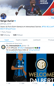 Aurier twitter