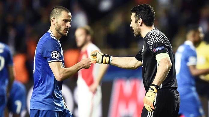 bonucci buffon juventus