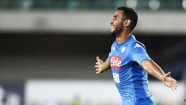 Ghoulam esultanza napoli agosto