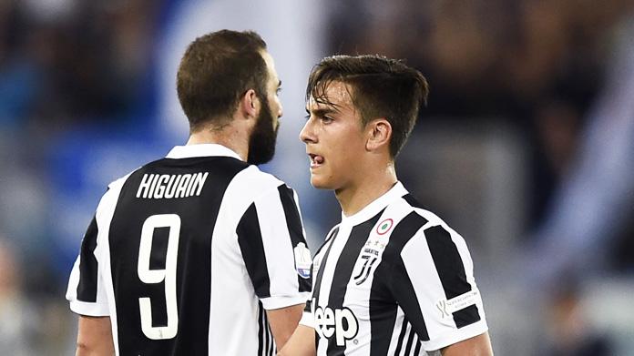 higuain dybala juventus agosto 2017
