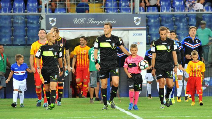 pasqua arbitro benevento-sampdoria