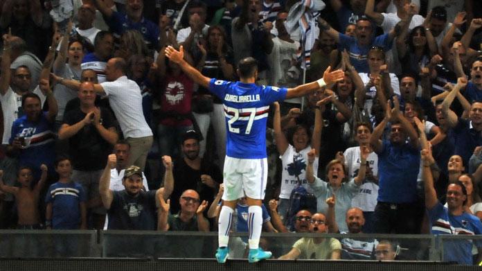 quagliarella esultanza sampdoria agosto 2017 1
