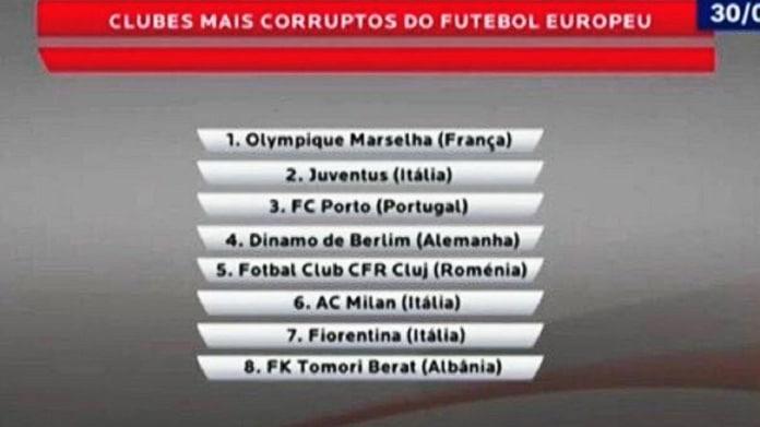 benfica tv club corrotti