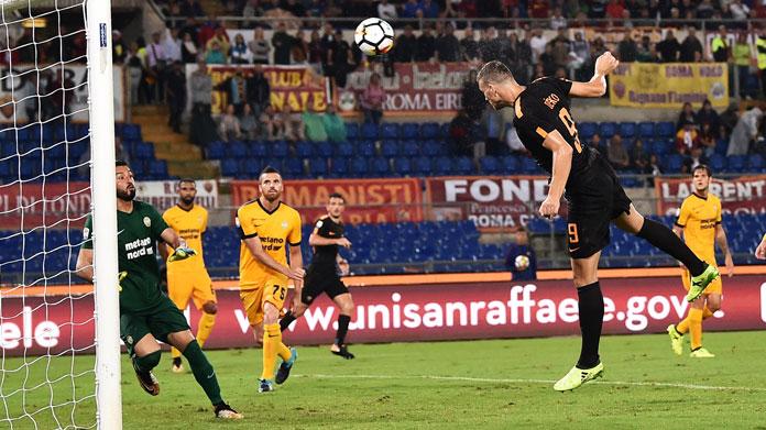 dzeko roma-verona