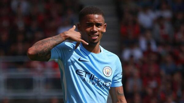 Gabriel jesus esultanza manchester city settembre
