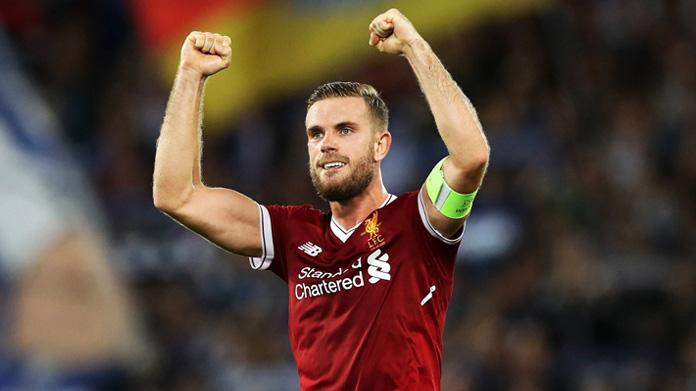 henderson esultanza liverpool settembre 2017