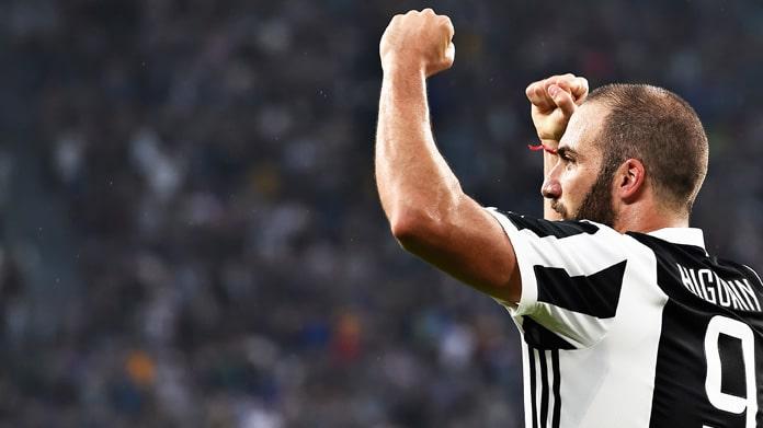 higuain esultanza juventus settembre 2017
