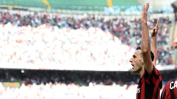 kalinic esultanza milan settembre 2017