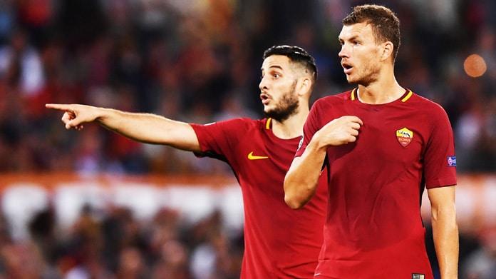 manolas dzeko roma settembre 2017