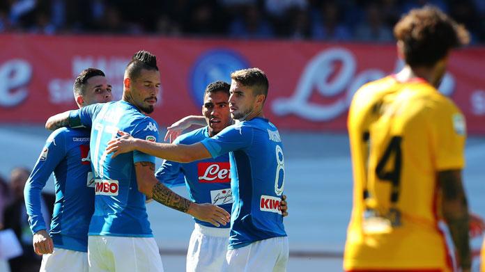 napoli esultanza settembre 2017