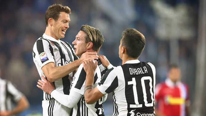 bernardeschi esultanza bis juventus ottobre 2017