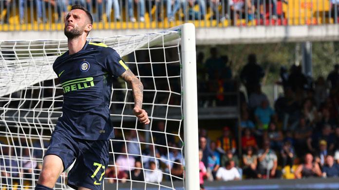 brozovic esultanza tris inter settembre 2017