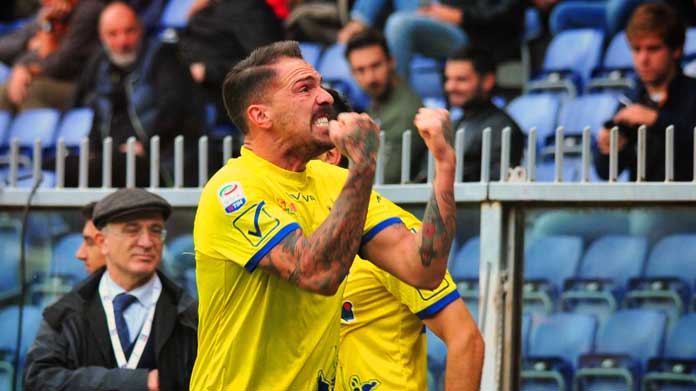 cacciatore esultanza chievo ottobre 2017