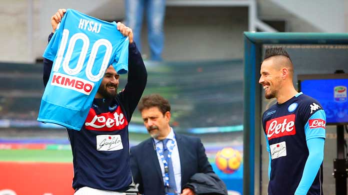 hysaj hamsik napoli ottobre 2017