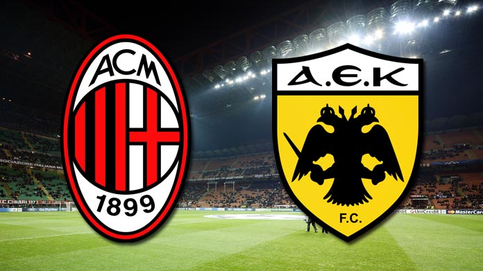 Αποτέλεσμα εικόνας για Aek Atene-Milan, tutte le statistiche e curiosità del match