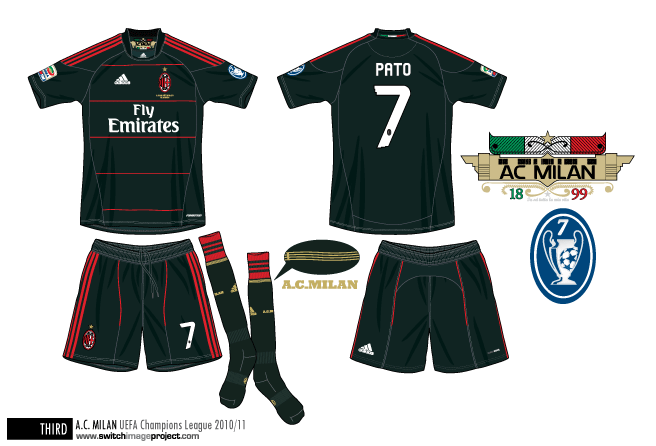 milan maglia third 2010 2011