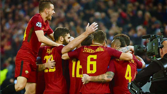 roma esultanza ottobre 2017 2