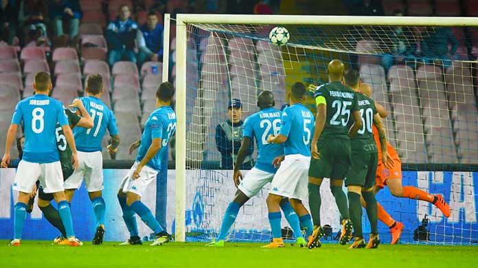 napoli manchester city ottobre 2017