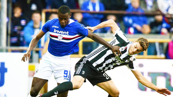 zapata rugani sampdoria juventus novembre 2017