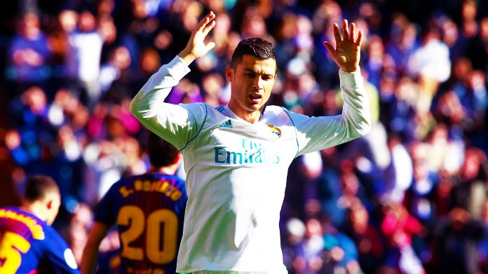 cristiano ronaldo real madrid-barcellona clasico