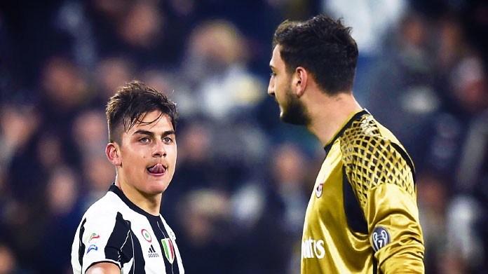 dybala donnarumma juventus-milan