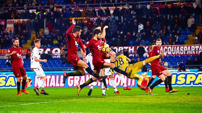 fazio roma cagliari dicembre 2017