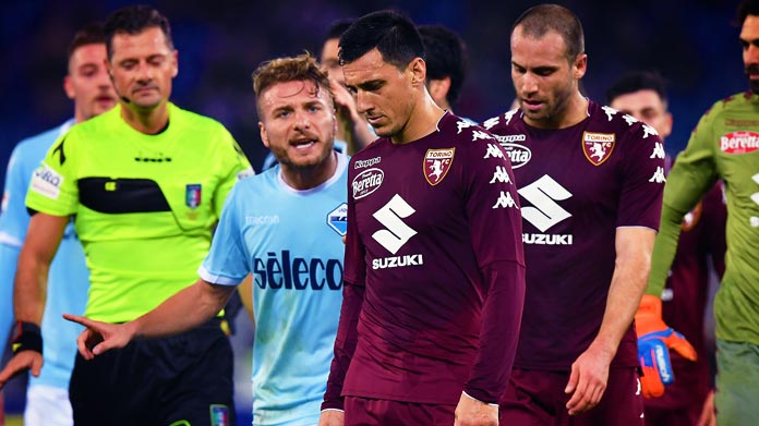 immobile burdisso lazio torino dicembre 2017