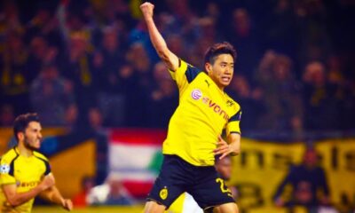 kagawa esultanza borussia dortmund aprile 2017