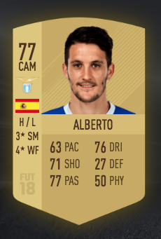 luis alberto lazio fifa 18