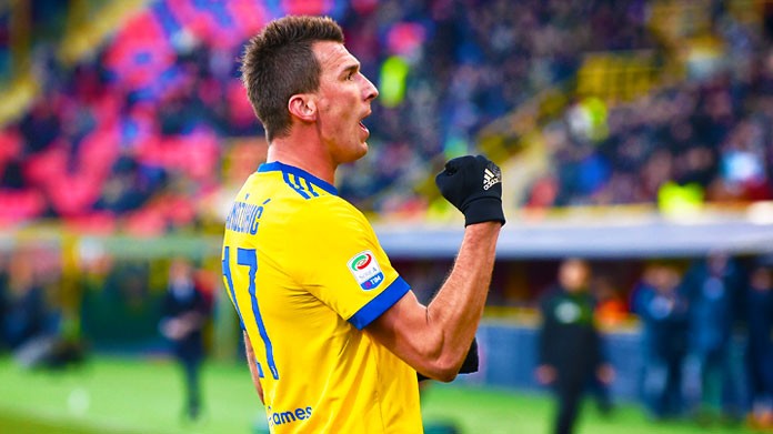 mandzukic esultanza bis juventus dicembre 2017