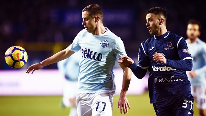 marusic spinazzola lazio atalanta dicembre 2017