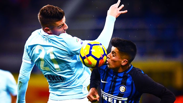 milinkovic-savic joao cancelo inter-lazio