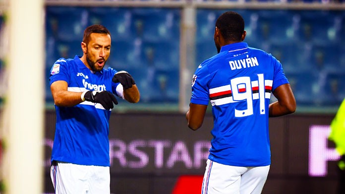 quagliarella zapata esultanza dicembre 2017