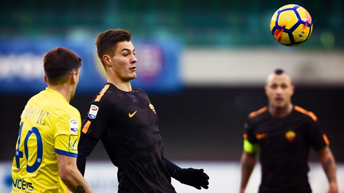 tomovic schick chievo roma dicembre 2017