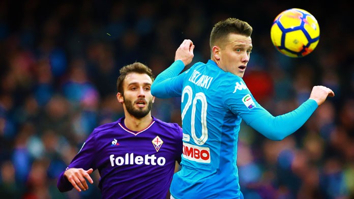 zielinski napoli fiorentina dicembre 2017