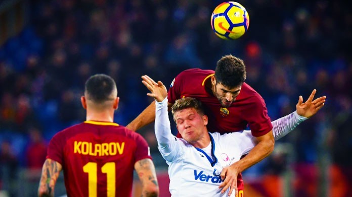 fazio cornelius bis roma atalanta gennaio 2018