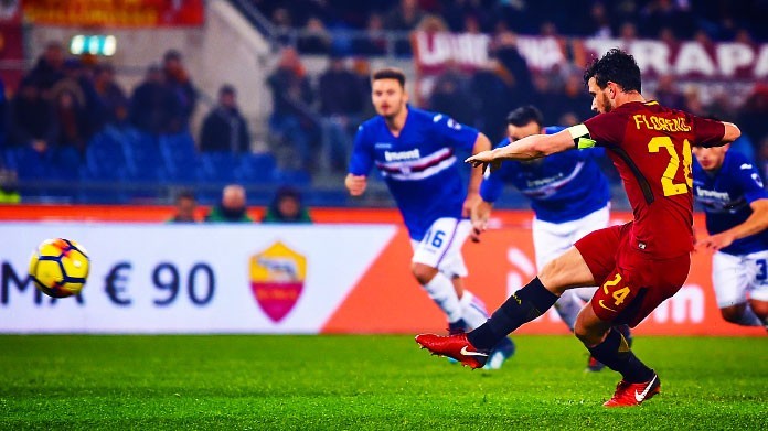 florenzi roma sampdoria gennaio 2018
