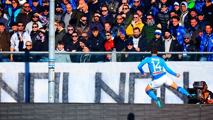 mertens esultanza napoli gennaio 2018