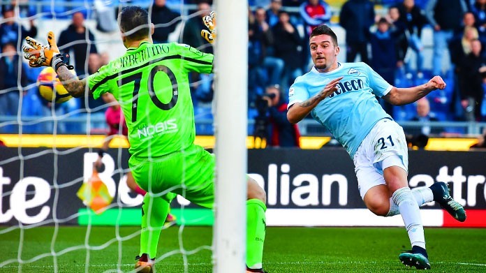 milinkovic savic sorrentino lazio chievo gennaio 2018