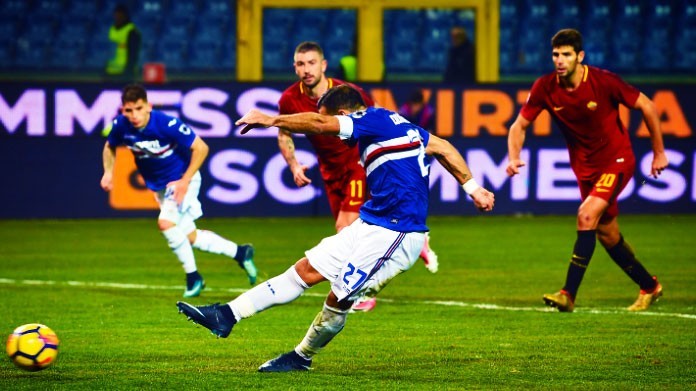 quagliarella sampdoria-roma