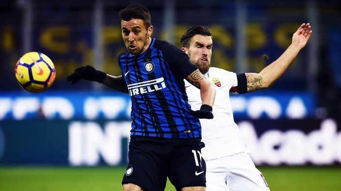 vecino strootman inter roma gennaio 2018