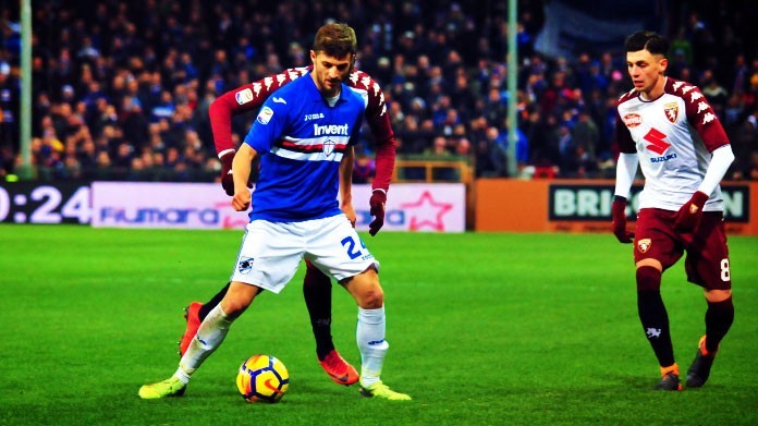 bereszynski sampdoria torino febbraio 2018