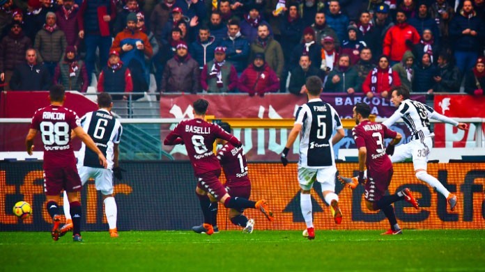 bernardeschi gol torino juventus febbraio 2018